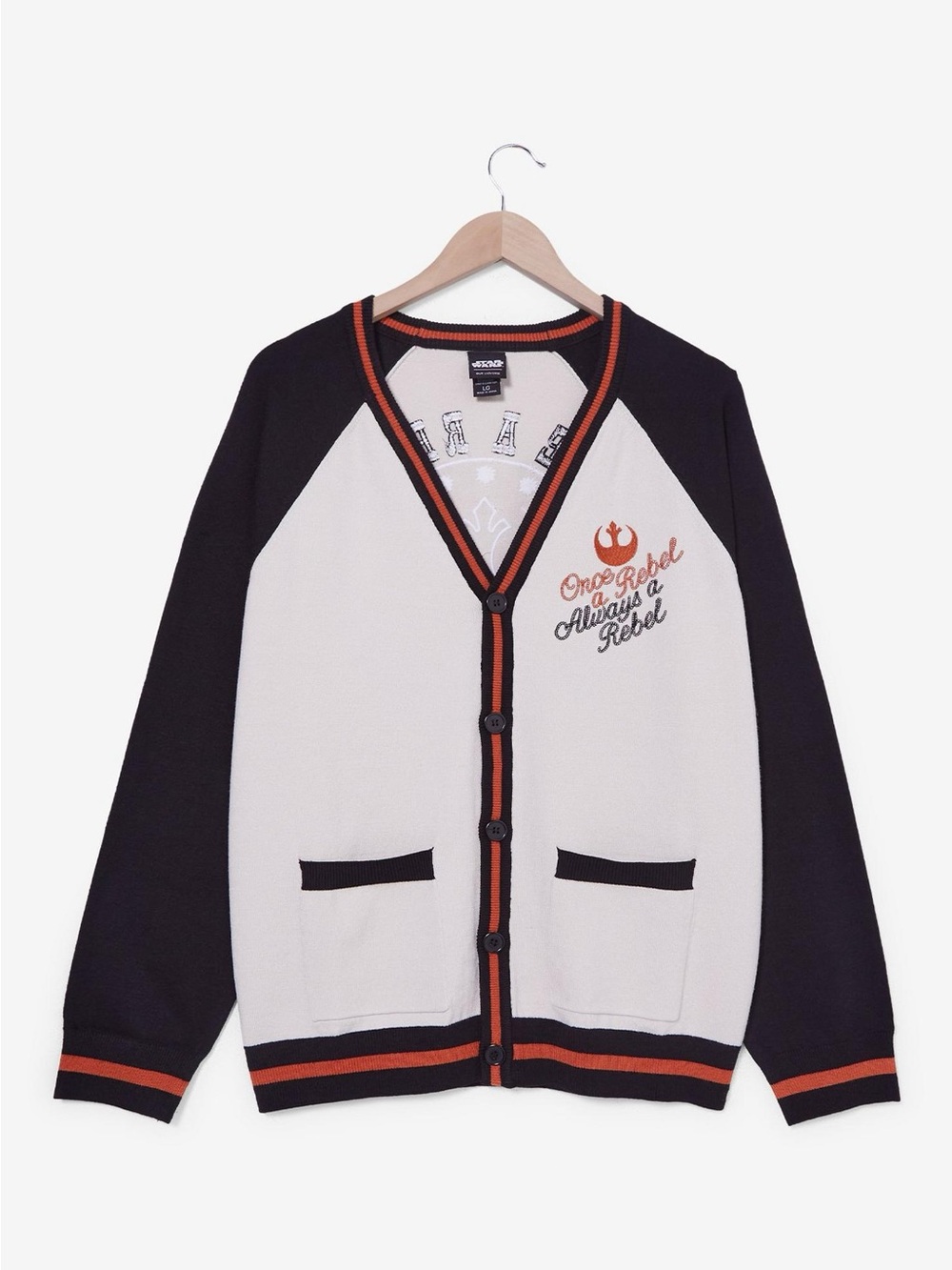 Star Wars Rebel Tricolor Cardigan — BoxLunch Exclusive size XS